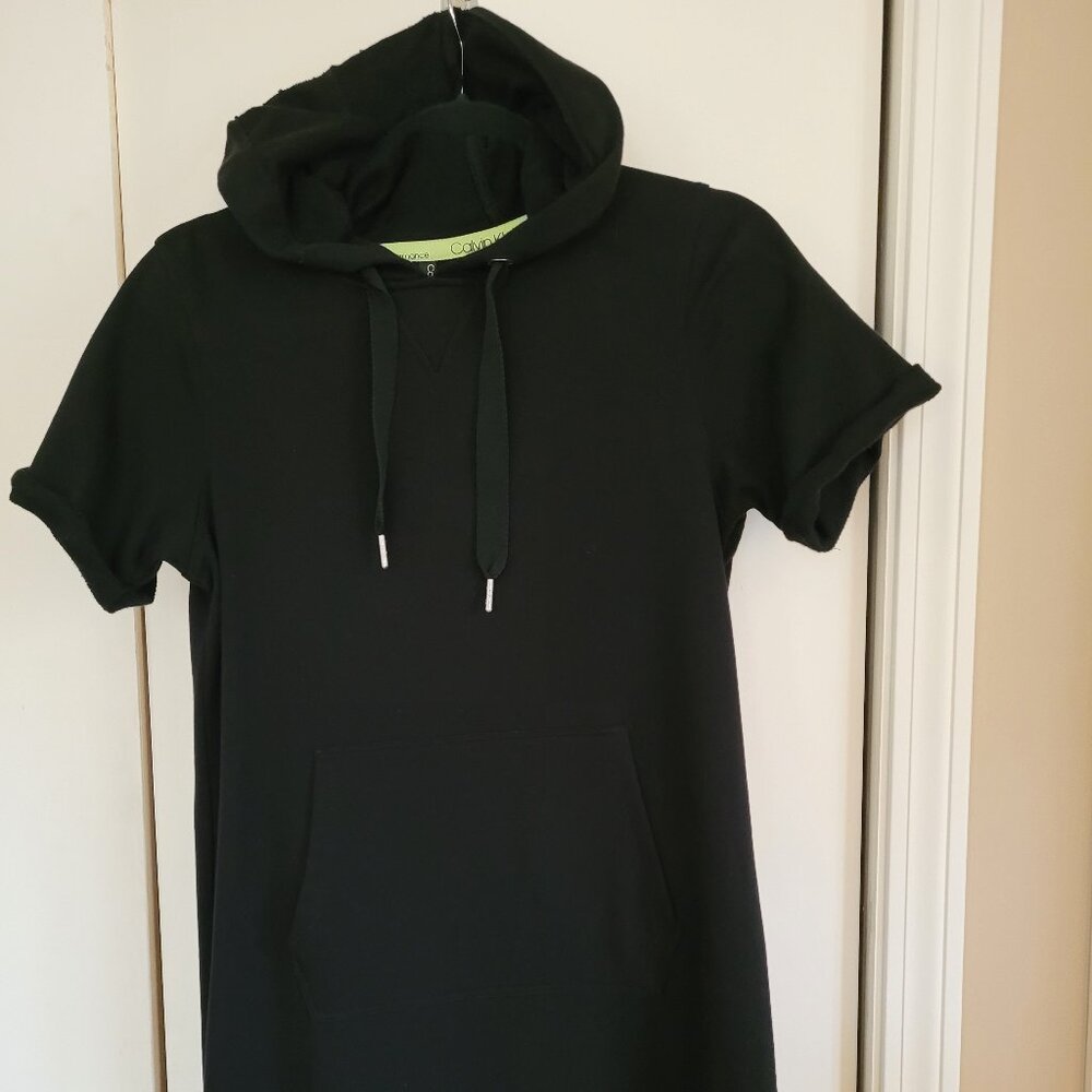 Calvin Klein Performance Sweatshirt Dress - Black Size S